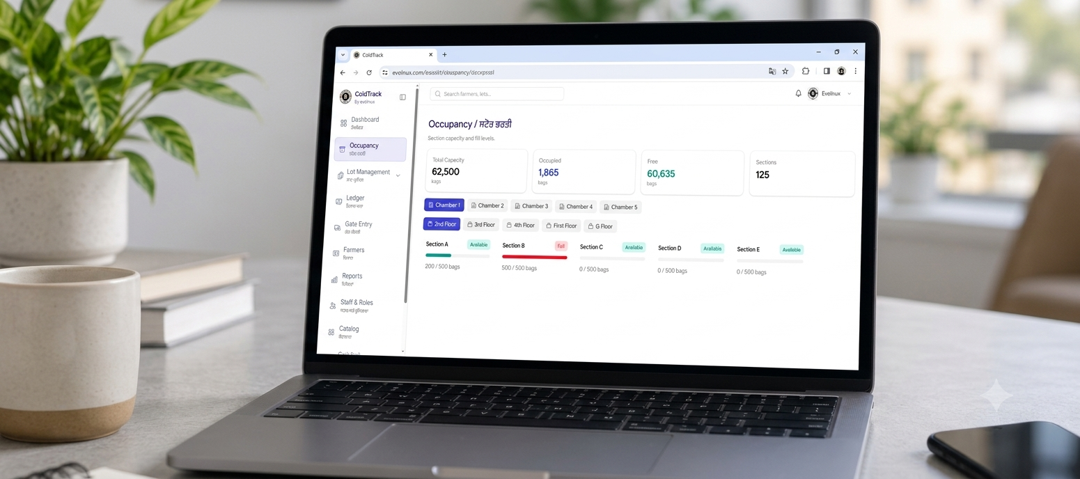 ColdTrack — In-house SaaS product